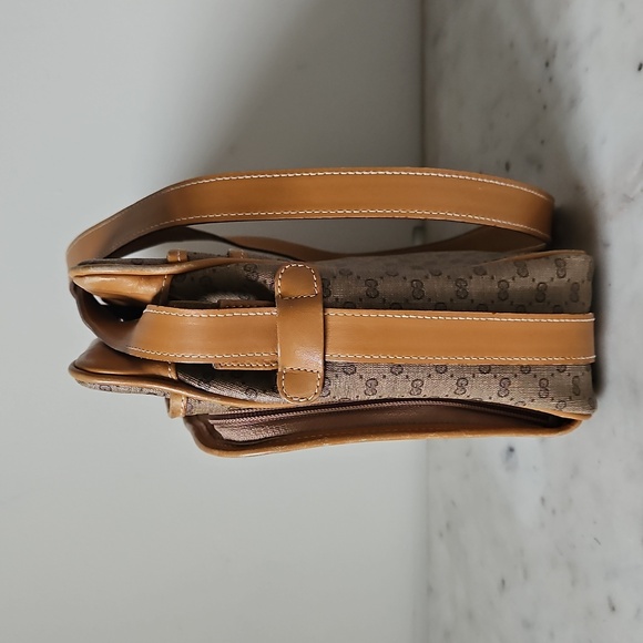 GUCCI: Rare 70s Micro GG Large Messenger Bag - Picture 4 of 13